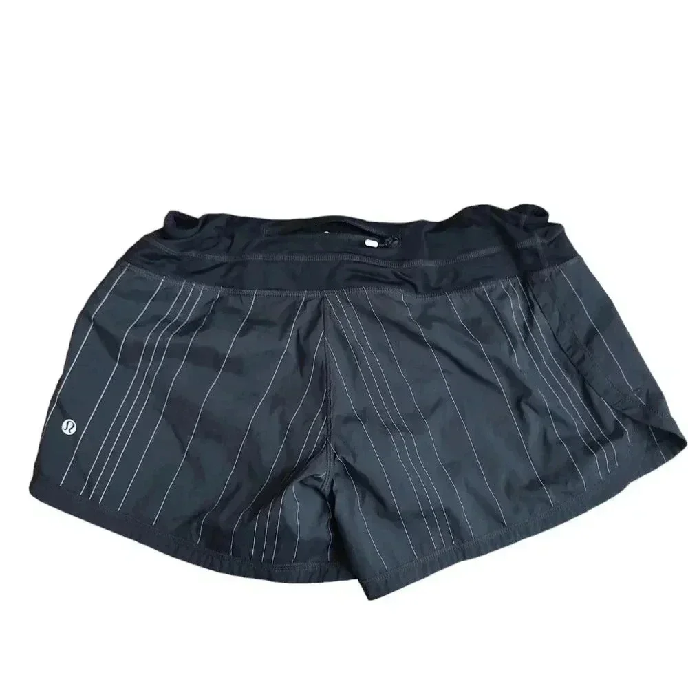 Lululemon Turbo Run Short *Reflective Black